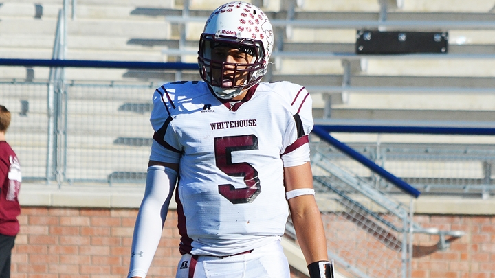 Patrick Mahomes 5 Whitehouse High School Wildcats White Football