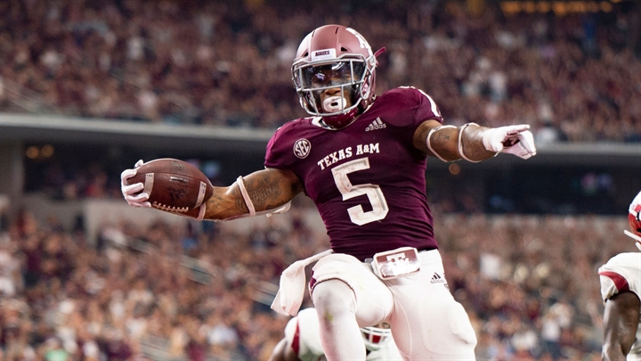Texas A&M running back Trayveon Williams By Hoss McBain