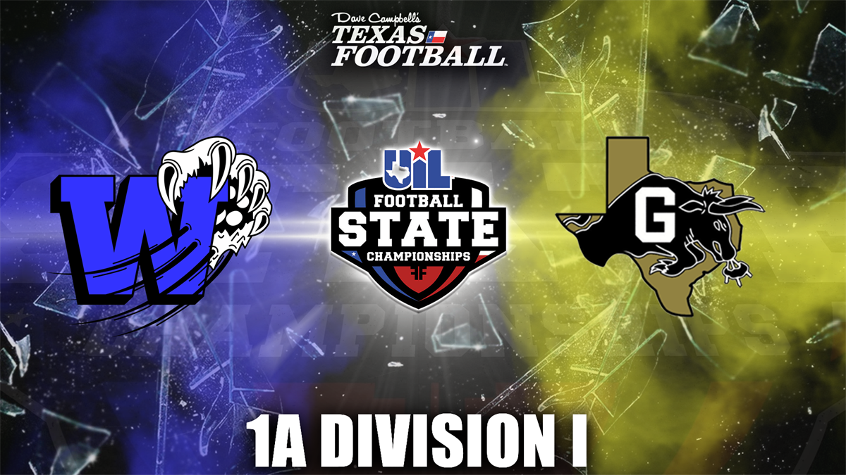 1A Division I UIL Football State Championship Preview Westbrook (121