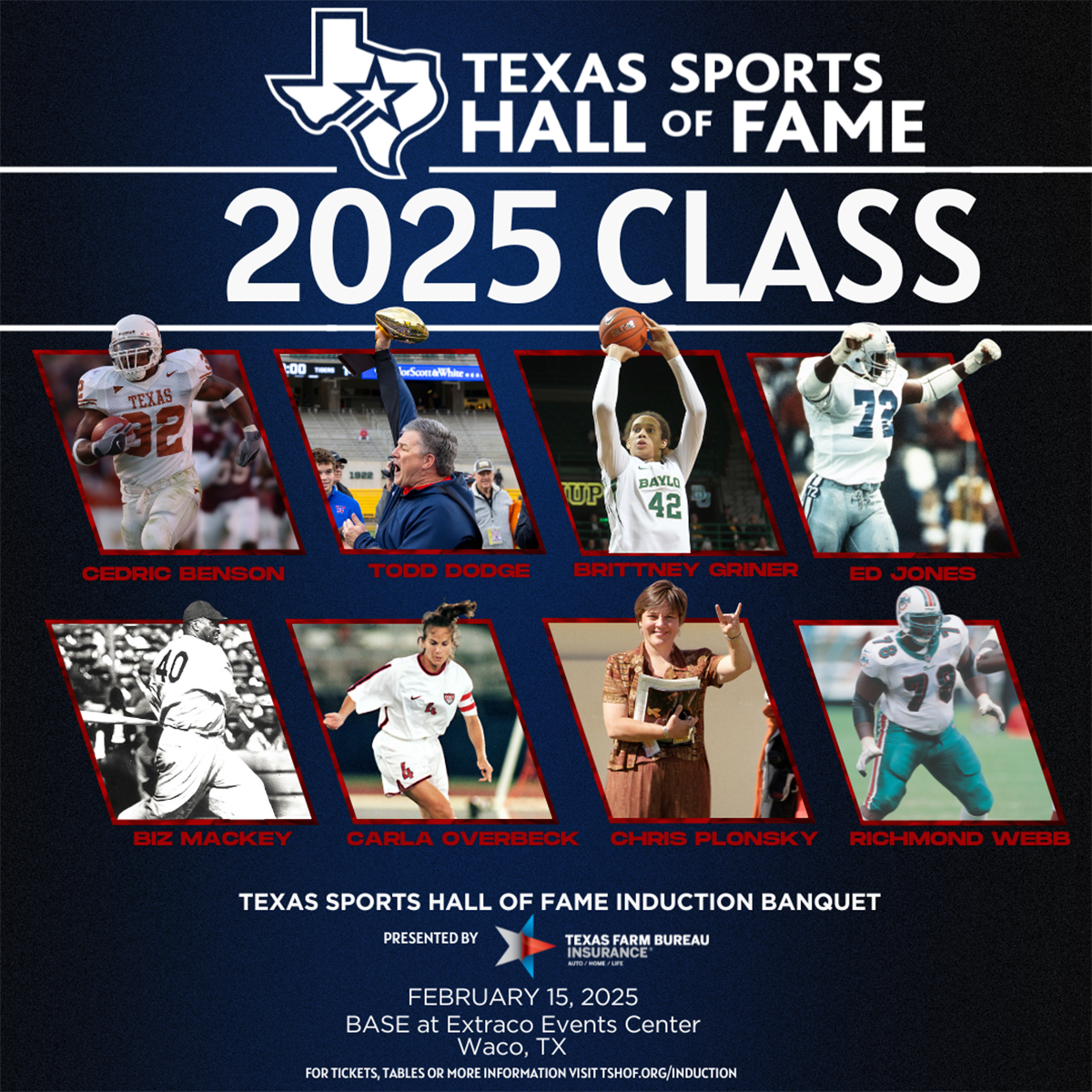 BREAKING Texas Sports Hall of Fame Announces Class of 2025