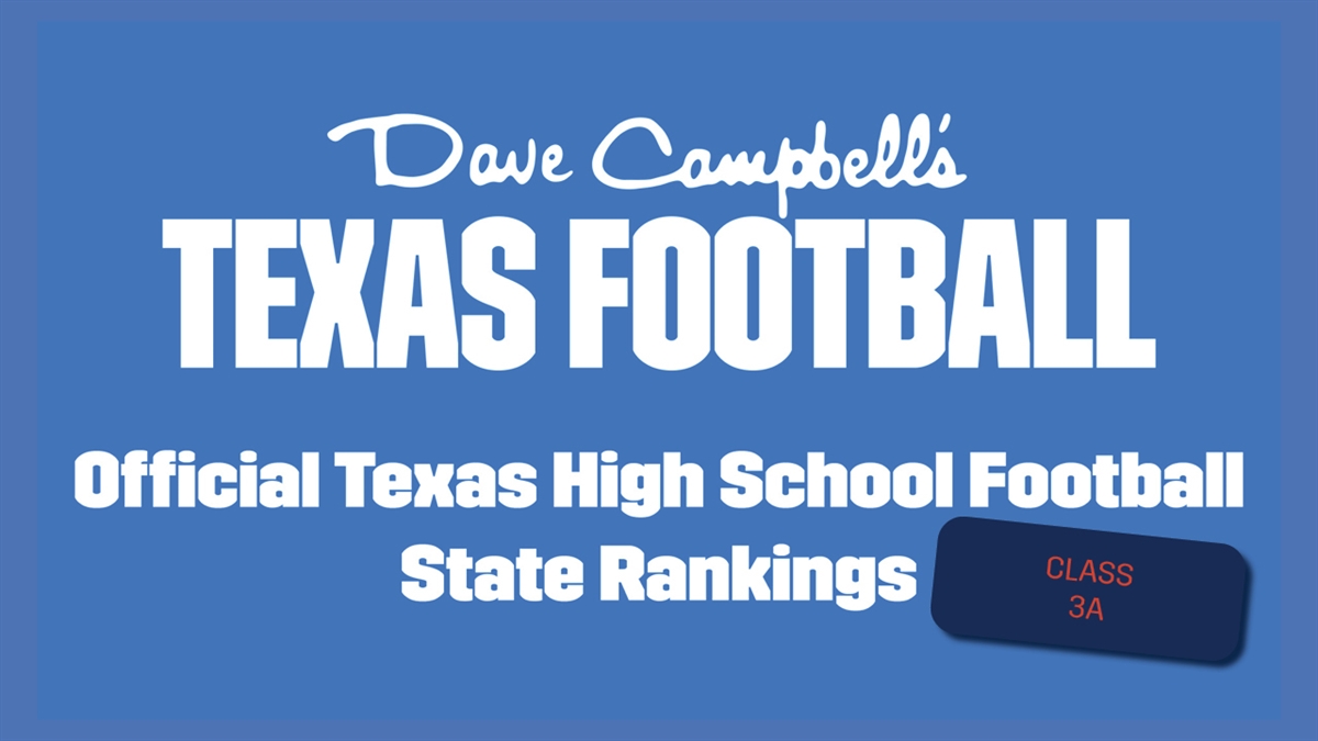 BREAKING: 2025 TXHSFB 3A Preseason Rankings Unveiled
