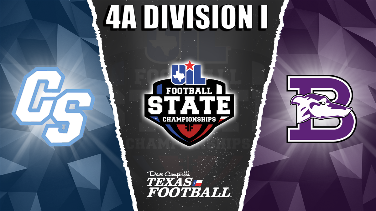 4A Division I UIL Football State Championship Preview China Spring (14