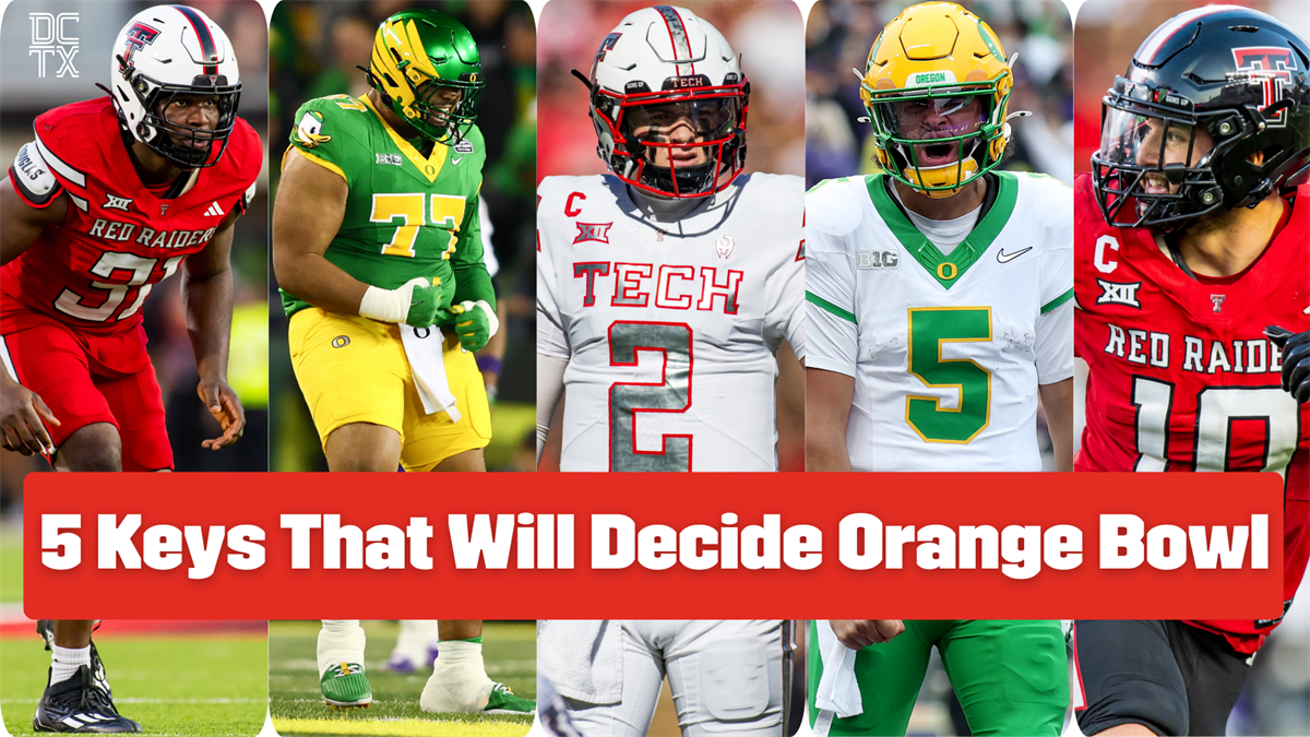 5 Keys that Will Decide the Orange Bowl: Texas Tech vs. Oregon