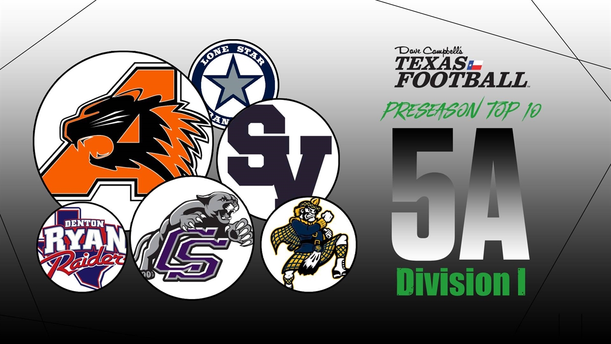 REVEALED: 2024 Preseason TXHSFB Rankings - 5A DI