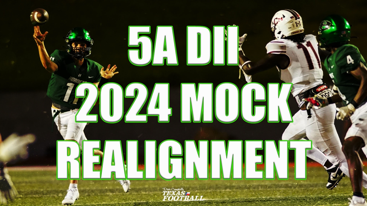 2024 Class 5A Division II Mock Realignment and School List