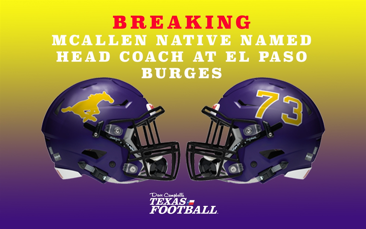 McAllen native named head coach at El Paso Burges