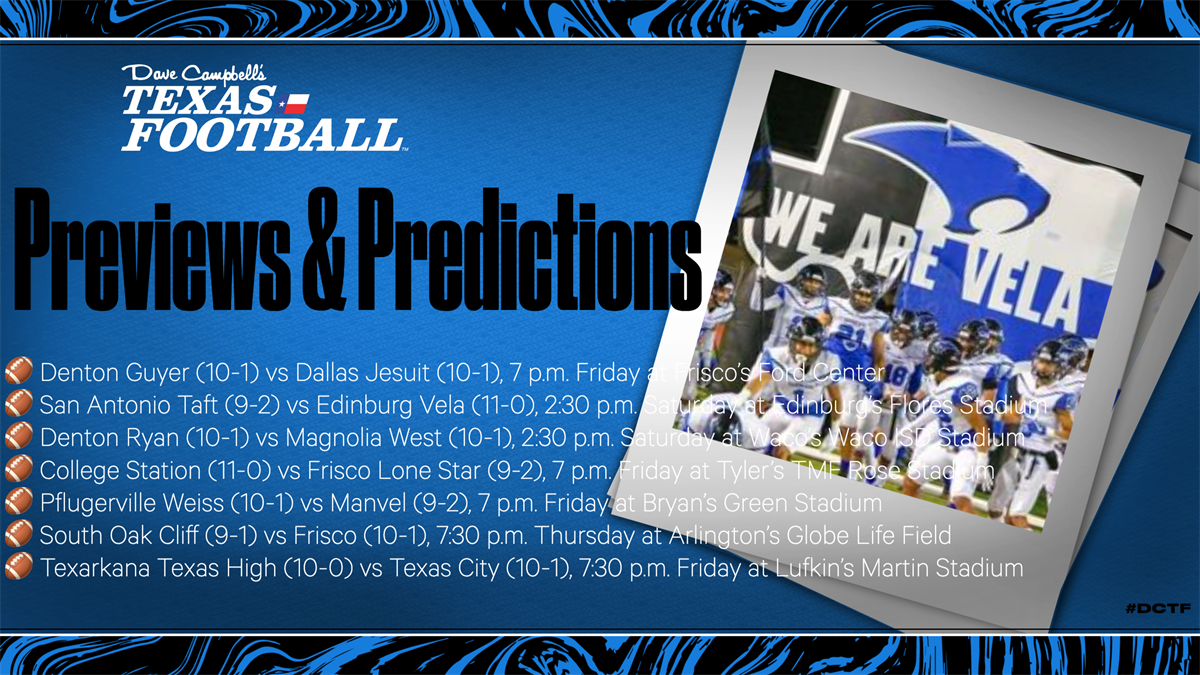 Big School Mega Playoff Preview and Predictions: Area Round