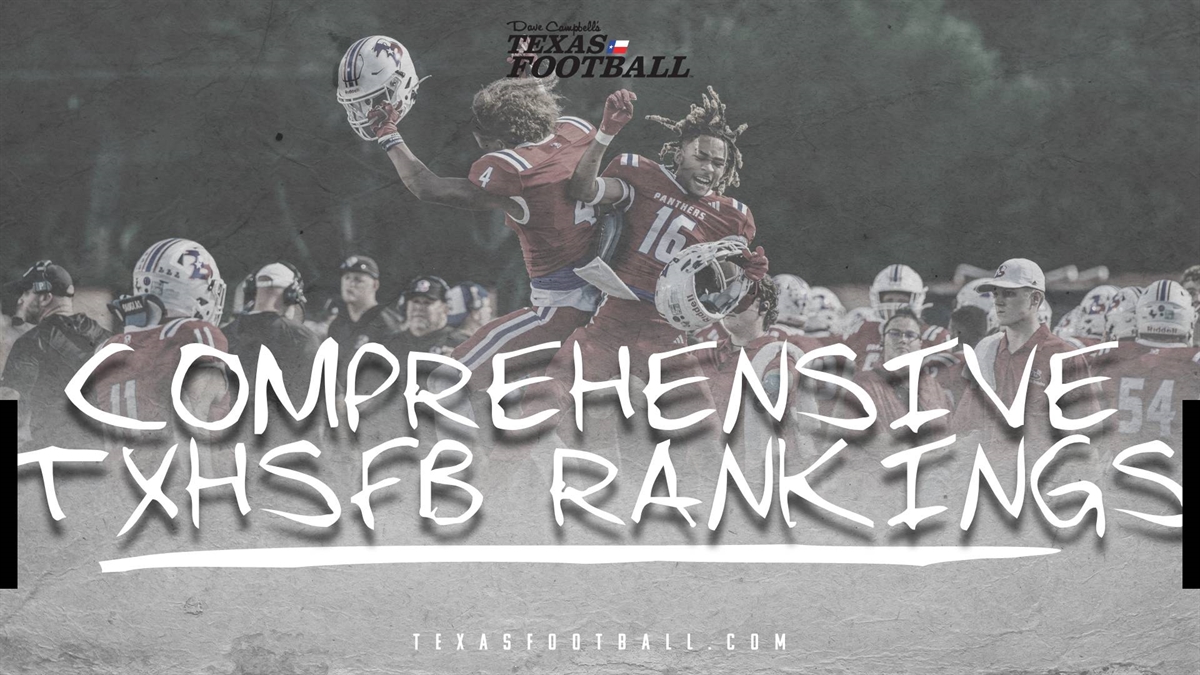 2024 Texas High School Football Computer Rankings for 1,500+ Teams