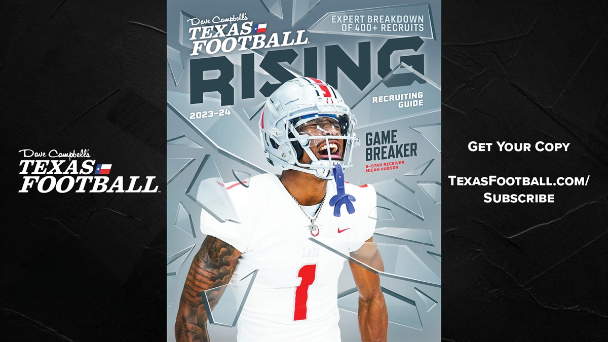 REVEALED — The 2023 Dave Campbell's Texas Football Rising Cover