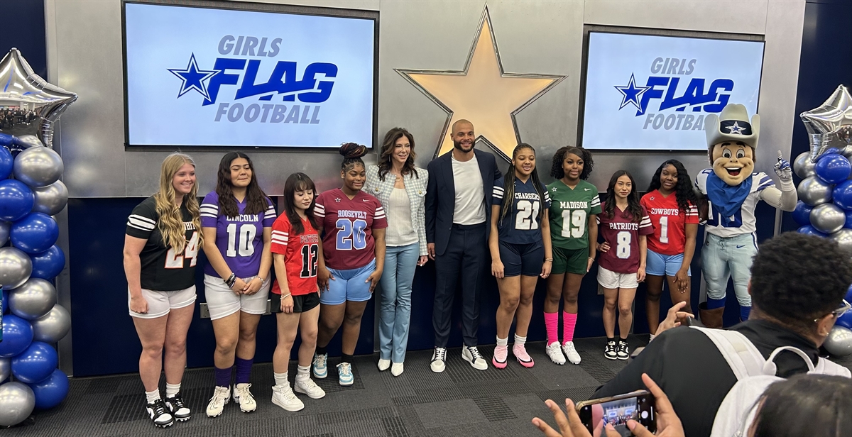 Dak Prescott Champions Girls’ Flag Football as Cowboys Launch High School League