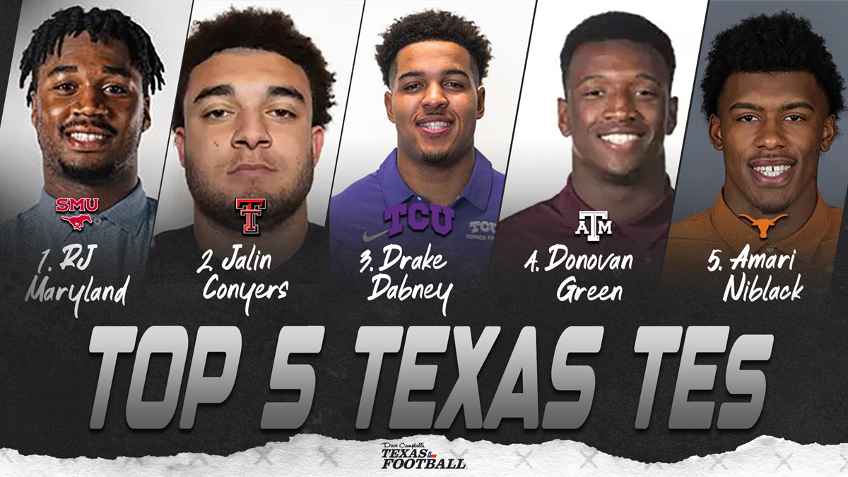 The Texas 10 Ranking the Best College Football TEs in Texas for 2024