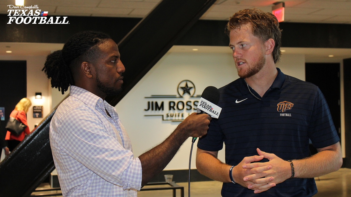 Conference USA Media Day UTEP QB Gavin Hardison