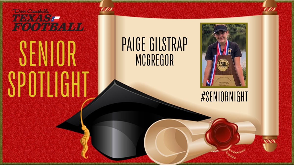 Senior Night: McGregor golf sensation Paige Gilstrap (The Citadel commit)!
