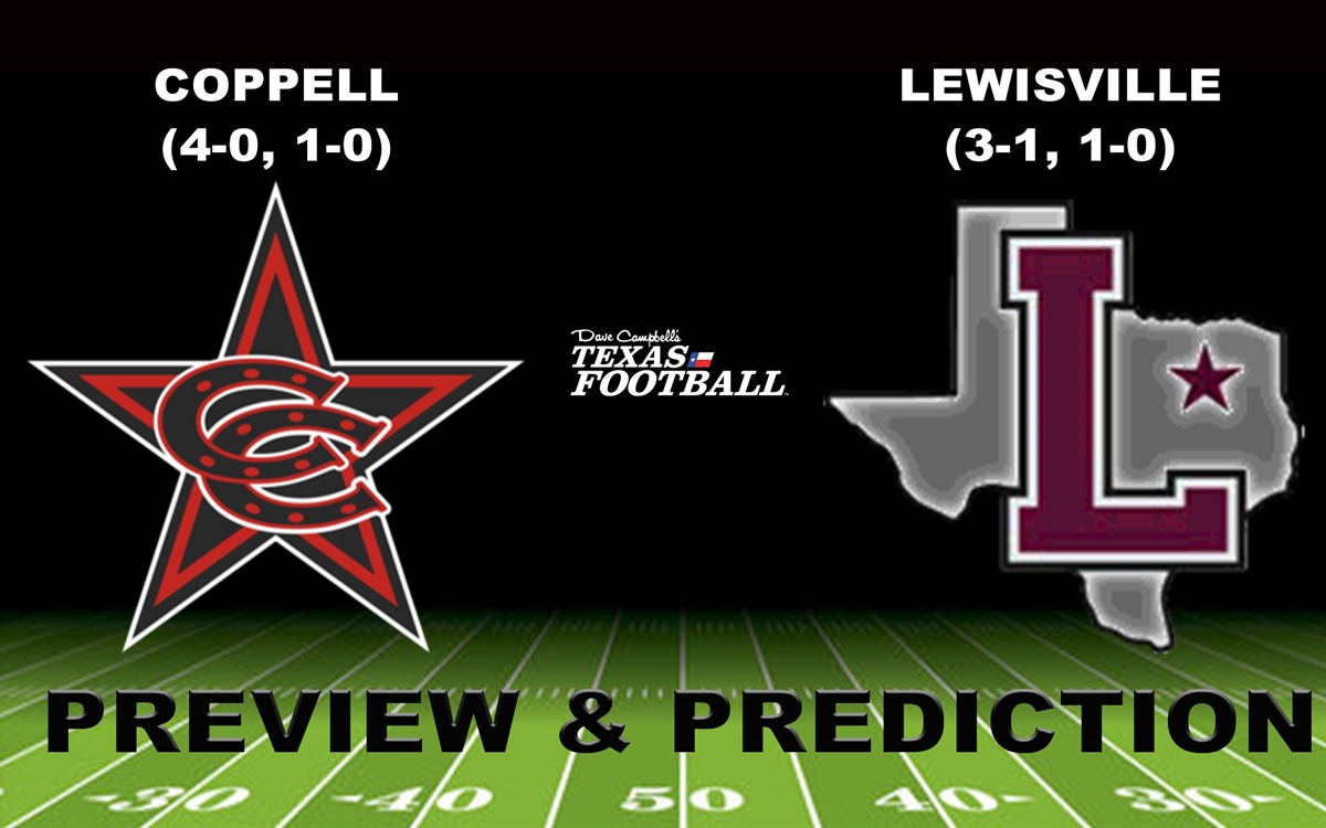 Preview & Prediction Coppell (40, 10) at Lewisville (31, 10)