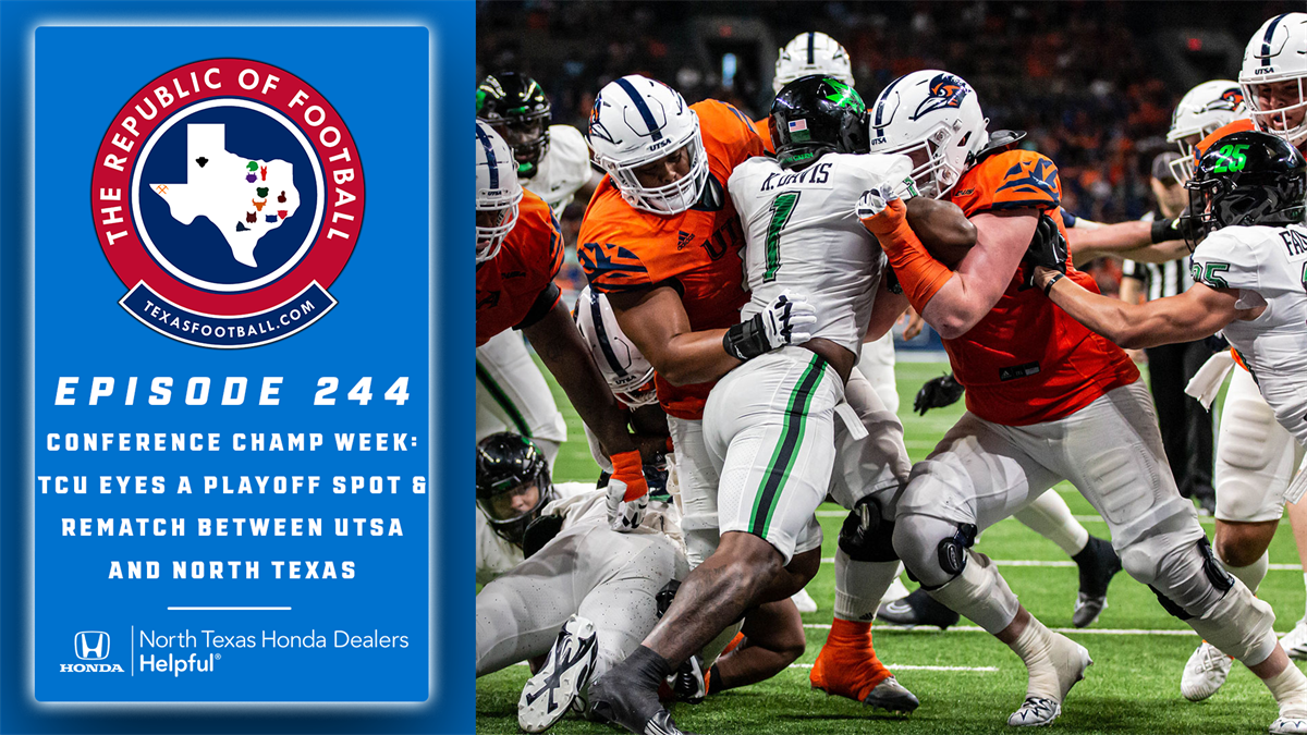 The ROF TCU eyes a playoff spot & we get a rematch between UTSA and