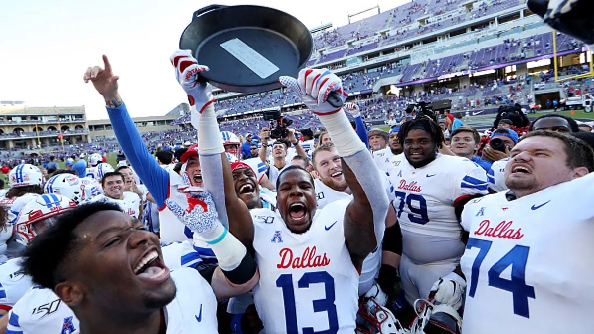 An inside look at how SMU created its new 'Dallas' uniform and