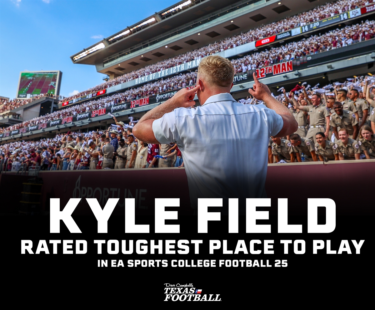 Kyle Field rated toughest place to play in EA Sports College Football 25
