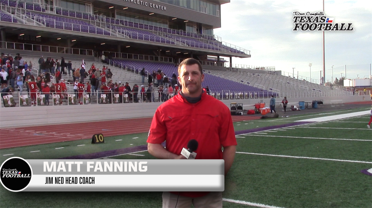 MATT STEPP INTERVIEW Jim Ned head coach Matt Fanning