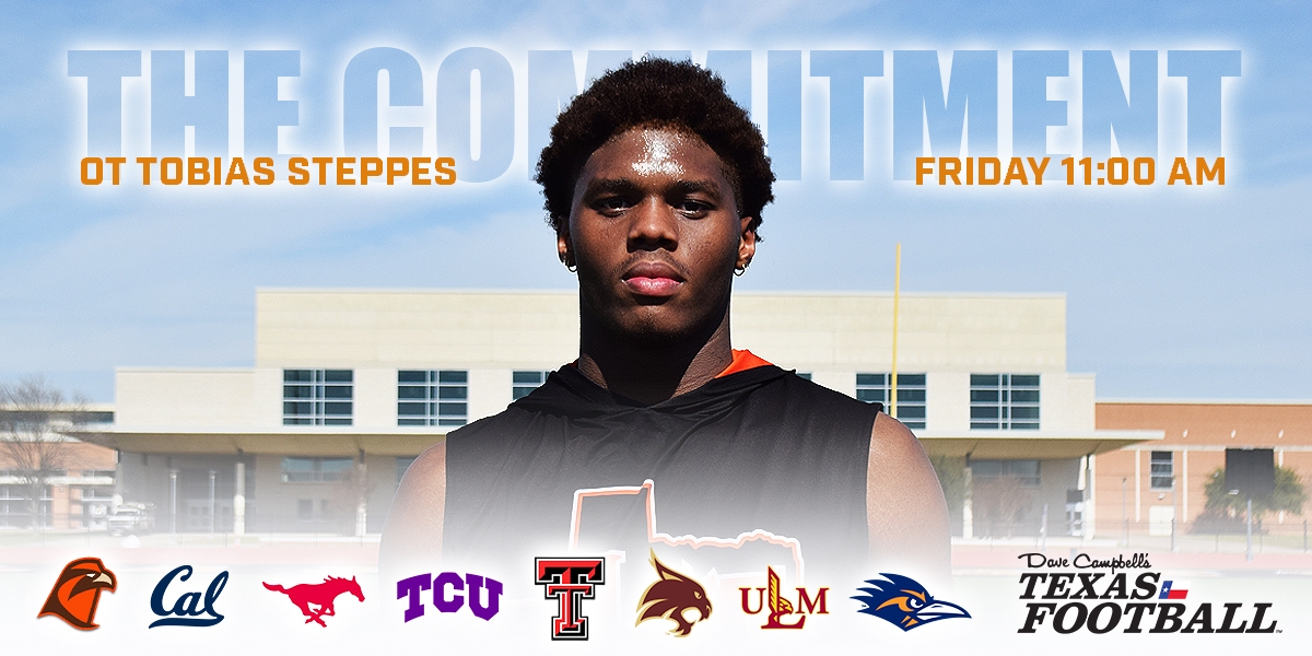 Decision Primer OT Tobias Steppes Set to Commit on Texas Football Today