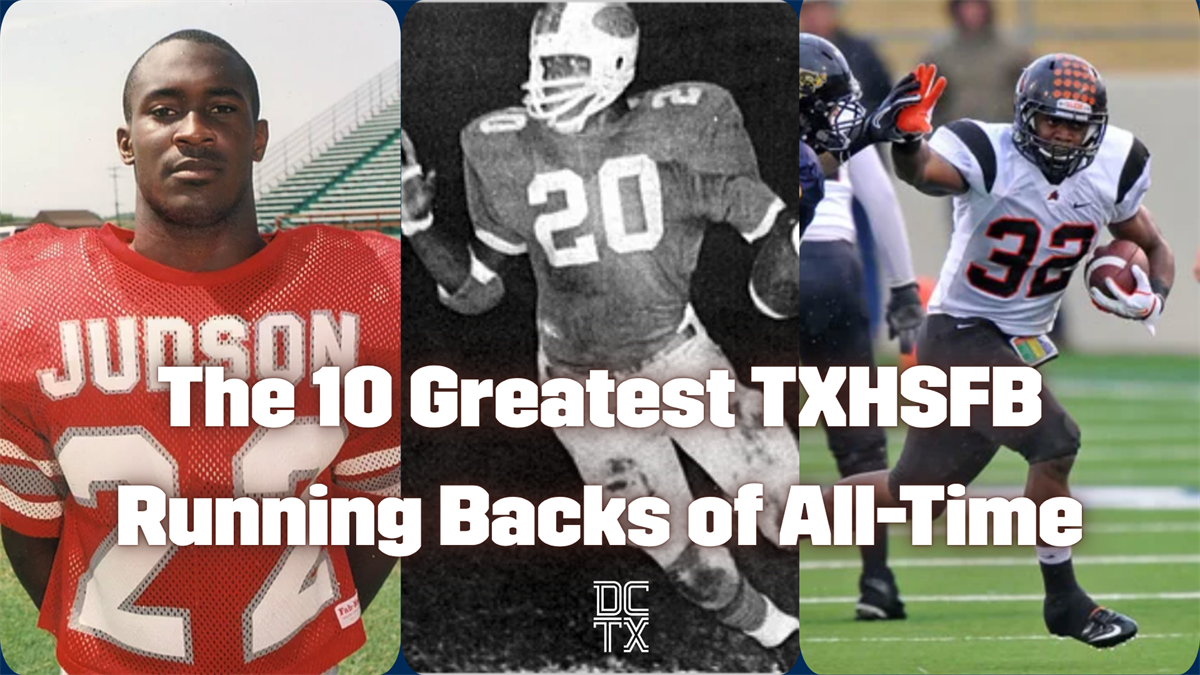 Ranking the 10 Greatest TXHSFB Running Backs of All-Time