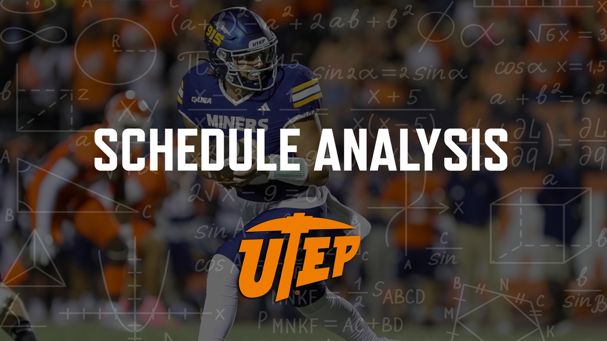 Schedule Analysis UTEP Miners
