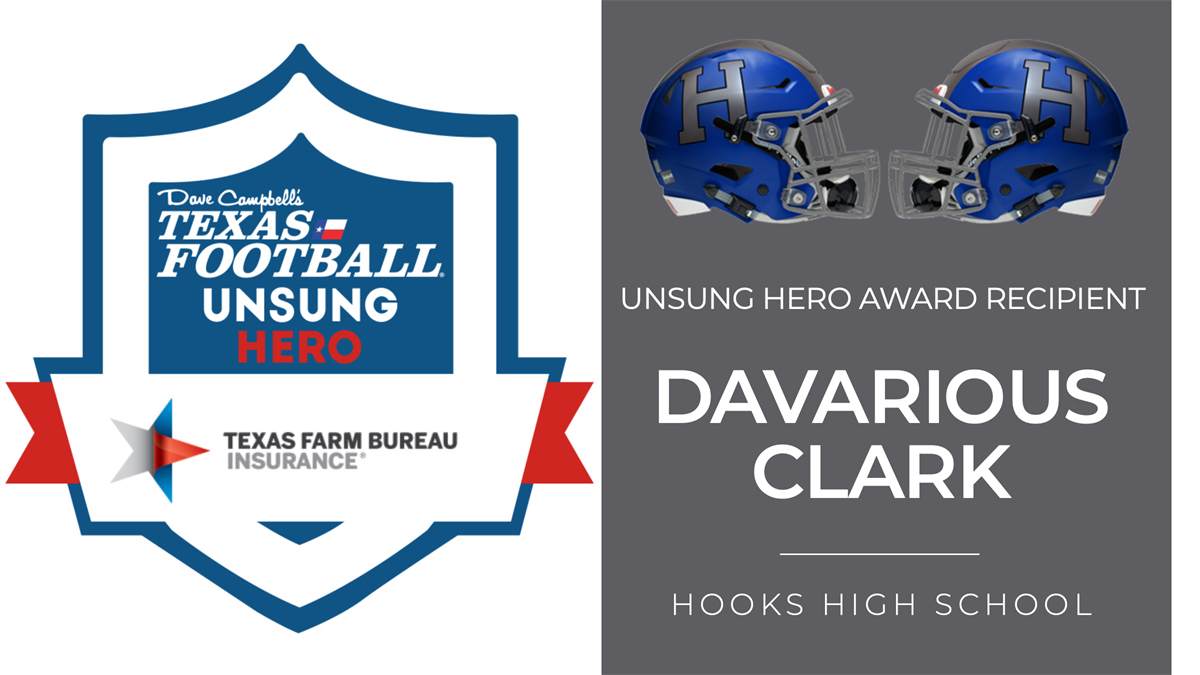 Texas Farm Bureau Insurance Unsung Hero Award Presentation Davarious