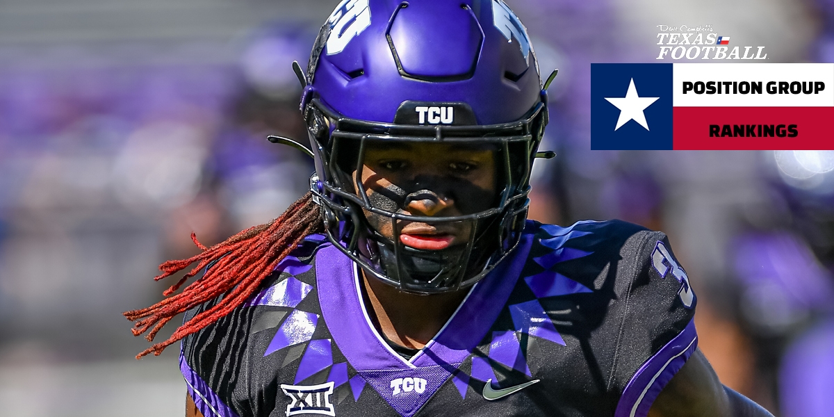 DCTF Position Room Rankings Texas, Tech and TCU are stacked at WR. But