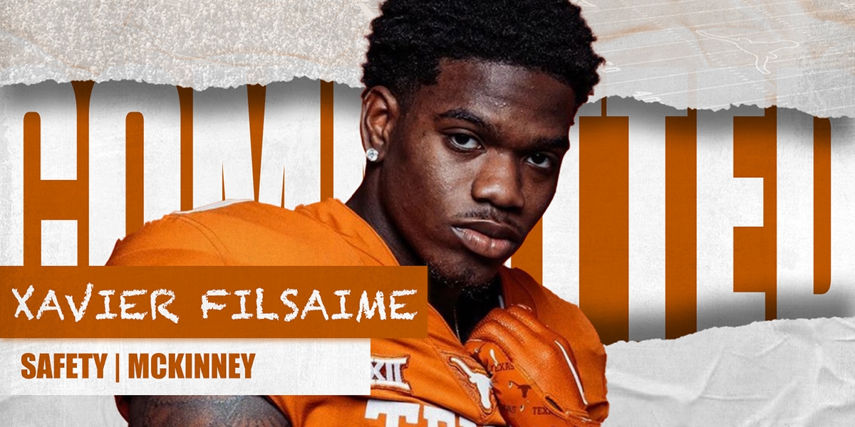 No. 1 Safety Staying InState, Xavier Filsaime Flips to Texas