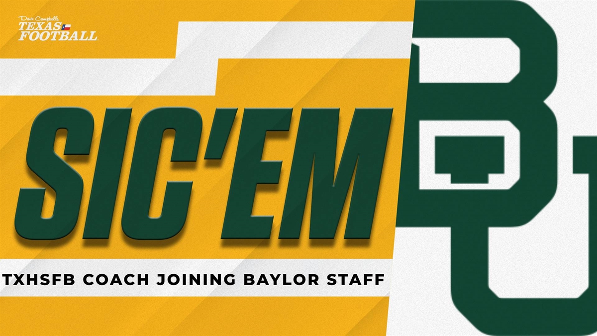 CenTex TXHSFB Head Coach to Join Baylor's Staff