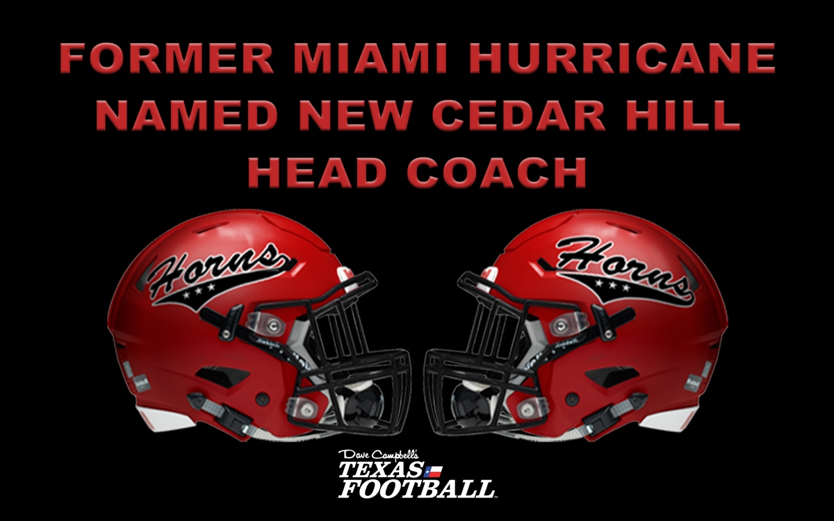 Former Miami Hurricane named new Cedar Hill head coach