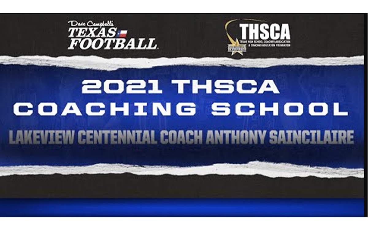 THSCA Coaching School Interview Lakeview Centennial head coach Anthony