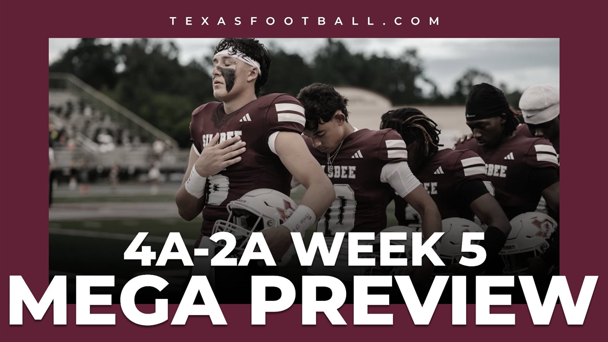 MEGA PREVIEW State's Best Week 5 4A2A Games BVM Sports