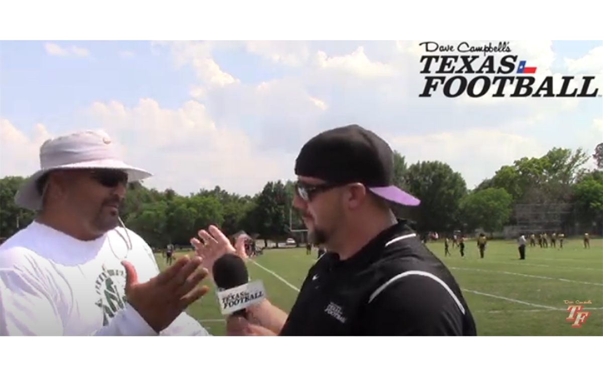 7on7 SQT Interview Garland Naaman Forest head coach Jesse Perales