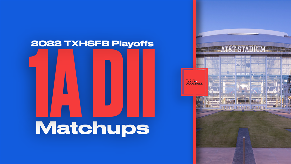 2022 Texas High School Football Playoff Matchups 1A Division II