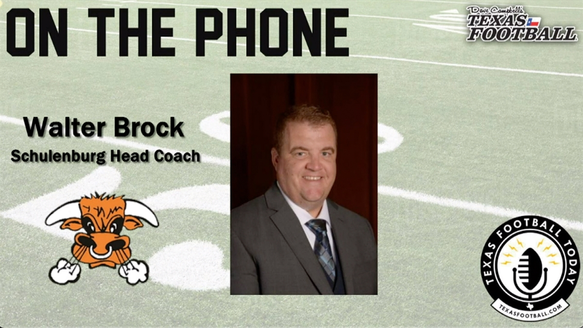 Interview Schulenburg head coach Walt Brock