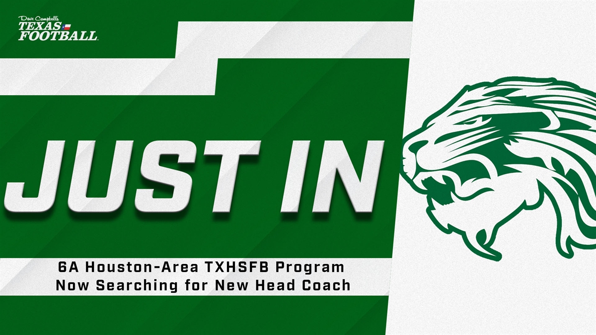 6A Houston-Area TXHSFB Program Now Searching for New Head Coach