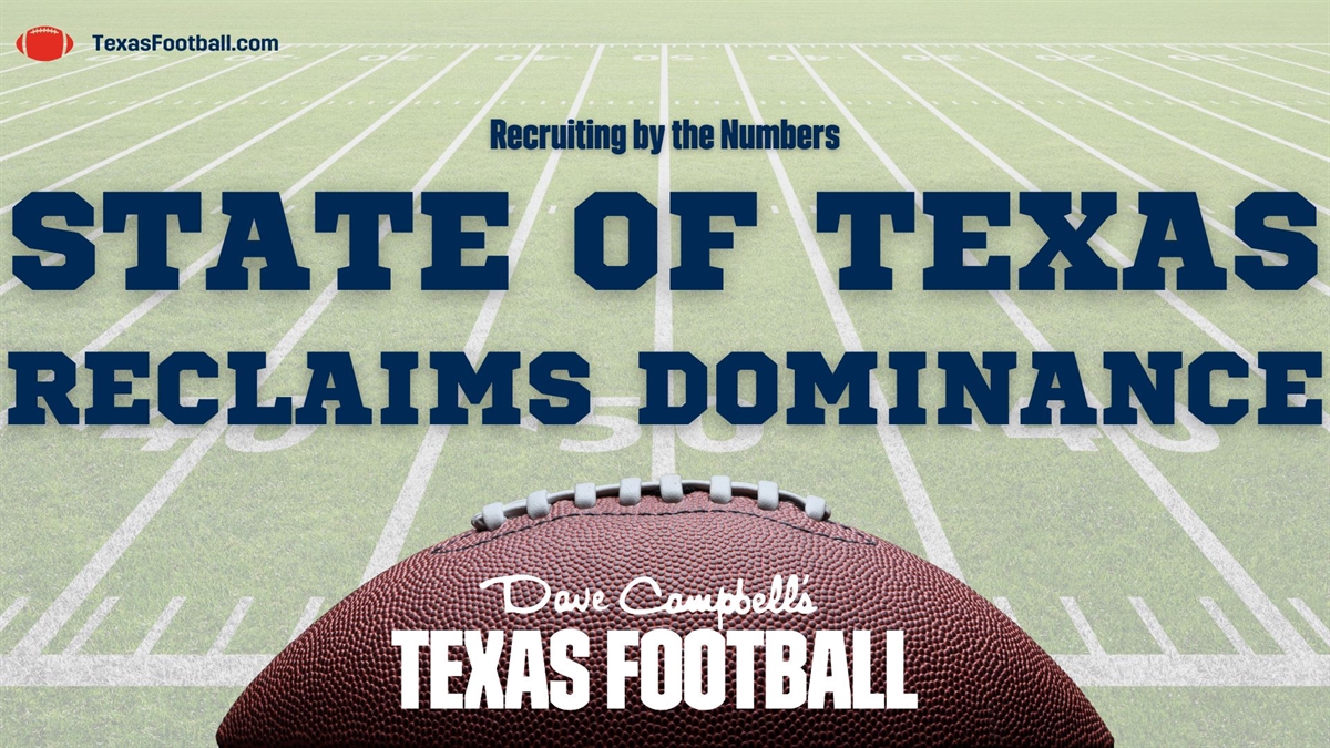 Texas Core Recruiting by the Numbers: State of Texas Reclaims Dominance