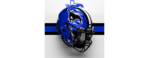 dave campbell football helmets Wichita Falls City View Mustangs